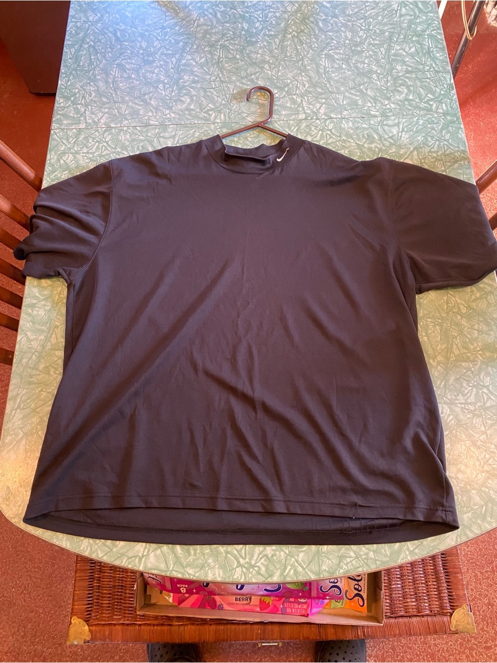 Black Synthetic Blend Men’s Size 3XL Nike Team T-Shirt